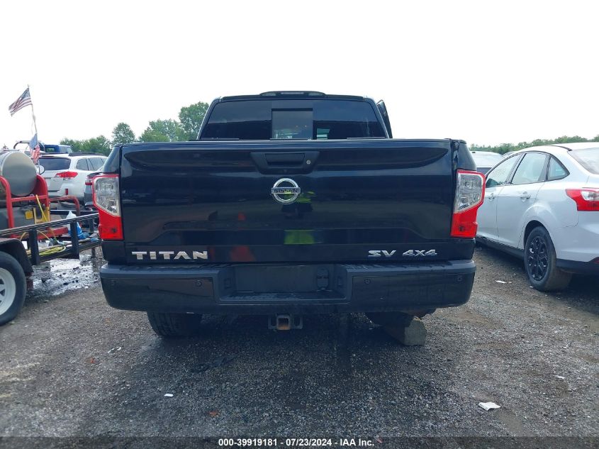 2017 Nissan Titan Sv VIN: 1N6AA1E51HN510929 Lot: 39919181