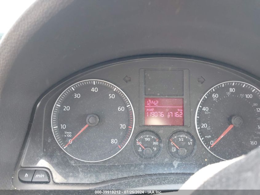 2009 Volkswagen Jetta S VIN: 3VWJM71K89M172818 Lot: 39919212