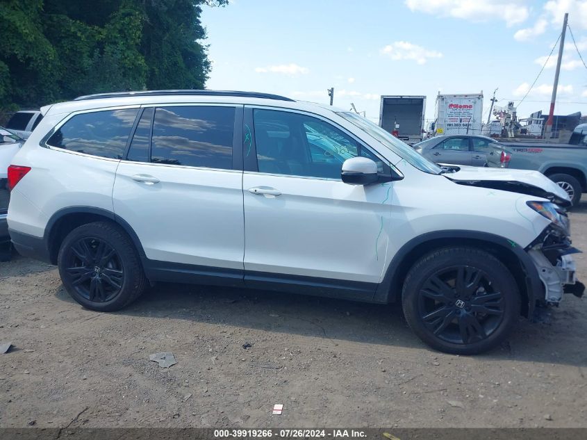 2021 Honda Pilot Awd Special Edition VIN: 5FNYF6H23MB071386 Lot: 39919266