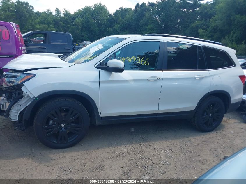 2021 Honda Pilot Awd Special Edition VIN: 5FNYF6H23MB071386 Lot: 39919266