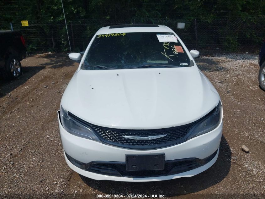 2015 Chrysler 200 S VIN: 1C3CCCBG4FN662101 Lot: 39919304