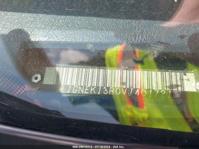 1997 Chevrolet Tahoe Ls VIN: 1GNEK13R0VJ401721 Lot: 39919312