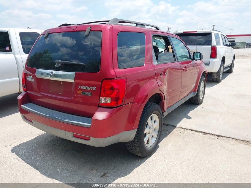 2008 Mazda Tribute S Grand Touring VIN: 4F2CZ06138KM26266 Lot: 39919318