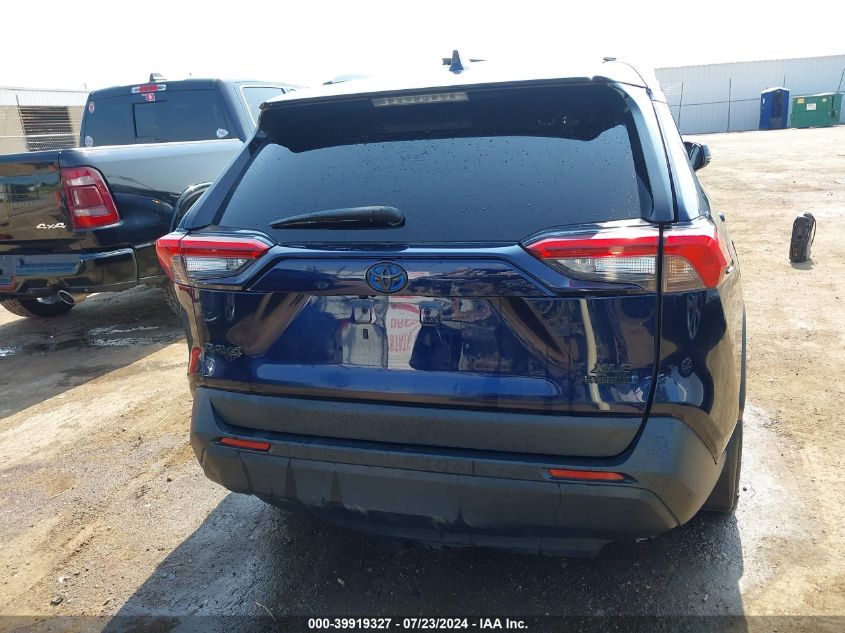 2022 Toyota Rav4 Hybrid Xle VIN: 2T3RWRFV9NW141004 Lot: 39919327