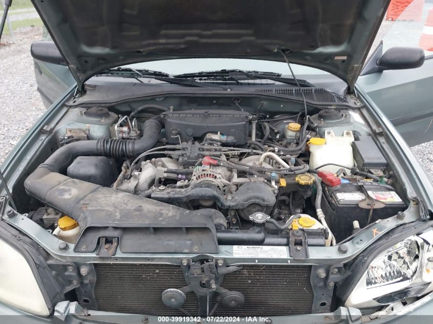 2000 Subaru Legacy L VIN: 4S3BE6358Y7215634 Lot: 39919342