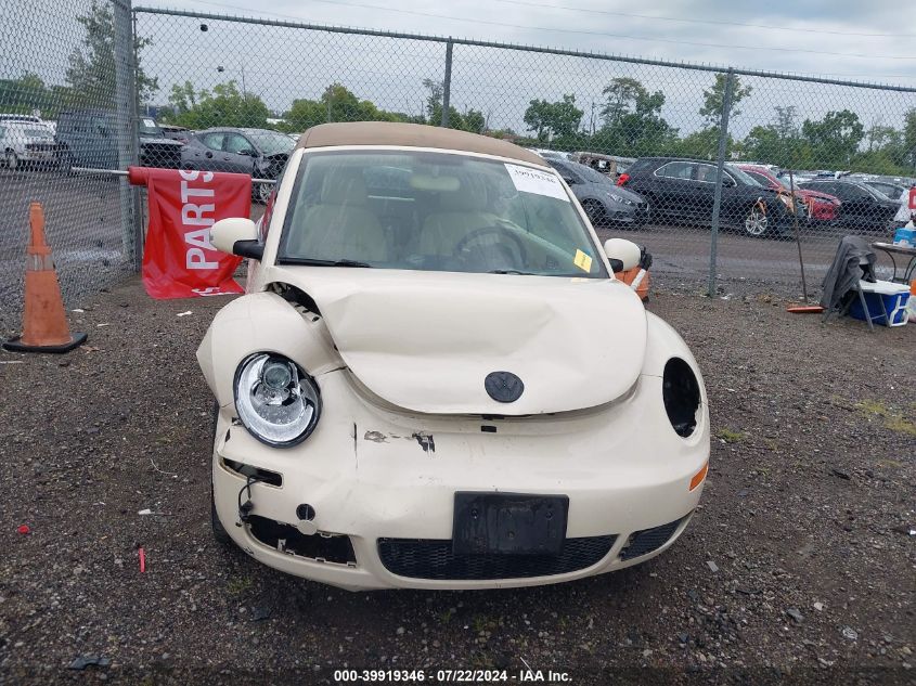 2009 Volkswagen New Beetle 2.5L VIN: 3VWRF31YX9M405513 Lot: 39919346