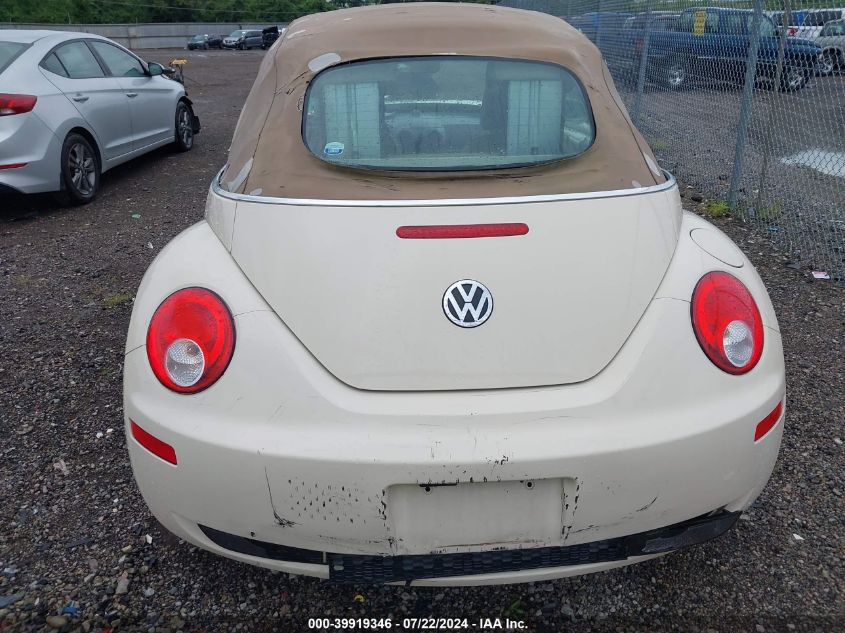 2009 Volkswagen New Beetle 2.5L VIN: 3VWRF31YX9M405513 Lot: 39919346