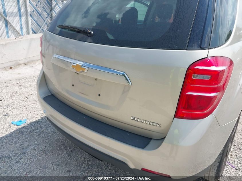 2016 Chevrolet Equinox Ls VIN: 2GNALBEK5G1147955 Lot: 39919377