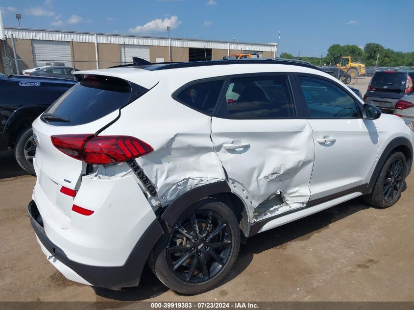 2019 Hyundai Tucson Night VIN: KM8J3CALXKU962335 Lot: 39919383