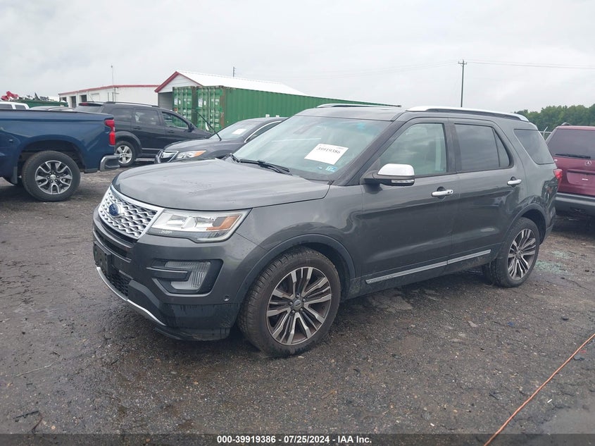 VIN 1FM5K8HTXHGA02012 2017 FORD EXPLORER PLATINUM