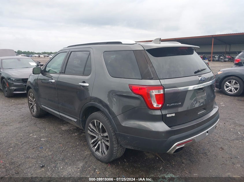 VIN 1FM5K8HTXHGA02012 2017 FORD EXPLORER PLATINUM