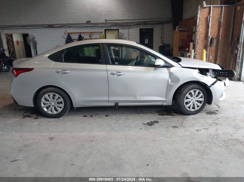 2021 Hyundai Accent Se VIN: 3KPC24A69ME148792 Lot: 39919403