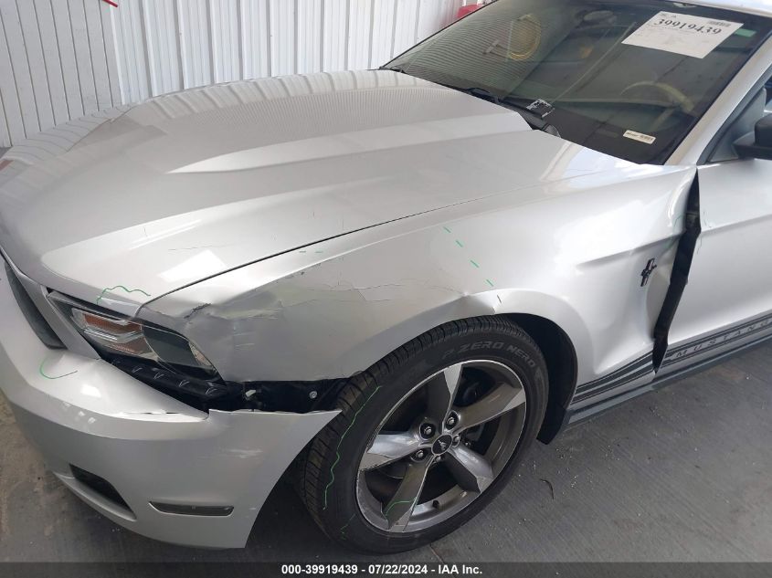 2012 Ford Mustang V6 Premium VIN: 1ZVBP8AM3C5228518 Lot: 39919439
