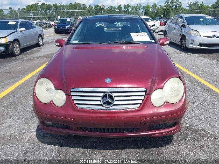 2004 Mercedes-Benz C 230K Sport Coupe VIN: WDBRN40J64A598280 Lot: 39919460