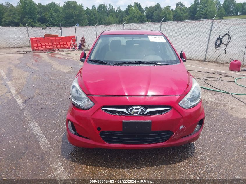 2012 Hyundai Accent Gls VIN: KMHCU4AE7CU056254 Lot: 39919463