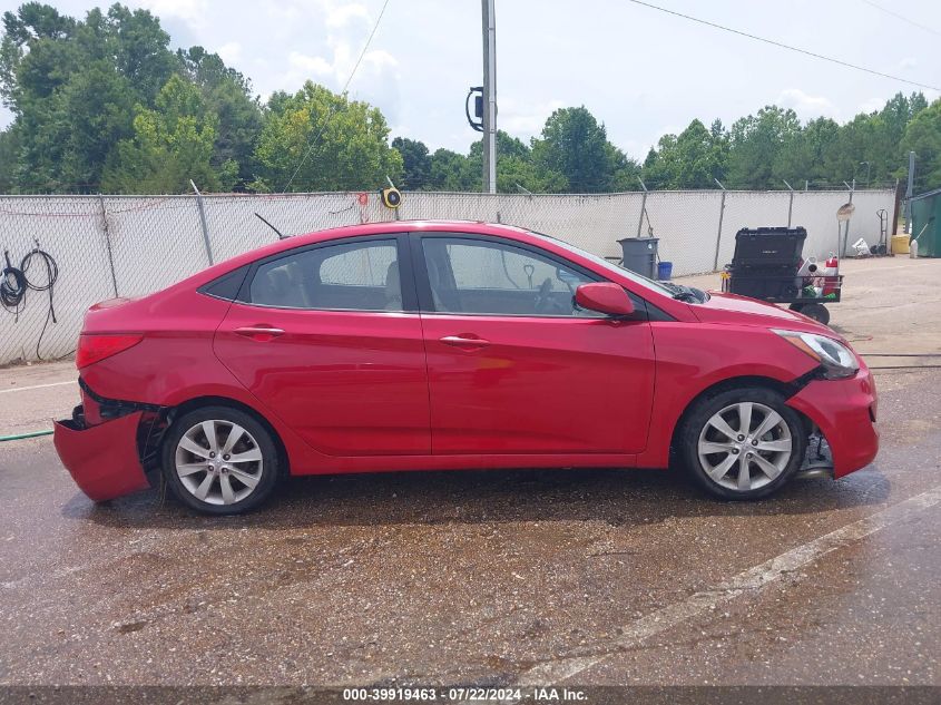 2012 Hyundai Accent Gls VIN: KMHCU4AE7CU056254 Lot: 39919463