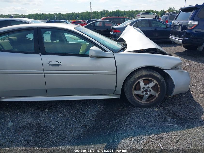 2004 Pontiac Grand Prix Gt1 VIN: 2G2WP522841149496 Lot: 39919479