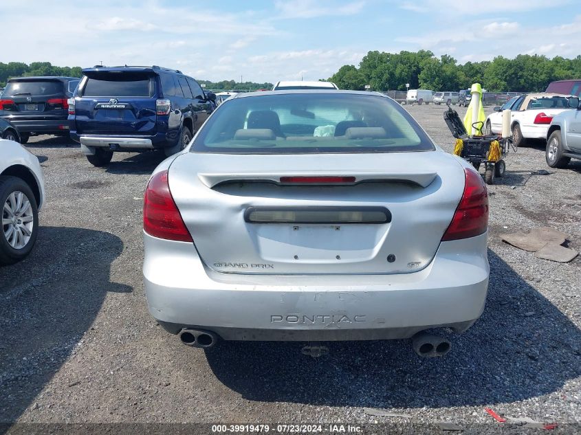 2004 Pontiac Grand Prix Gt1 VIN: 2G2WP522841149496 Lot: 39919479