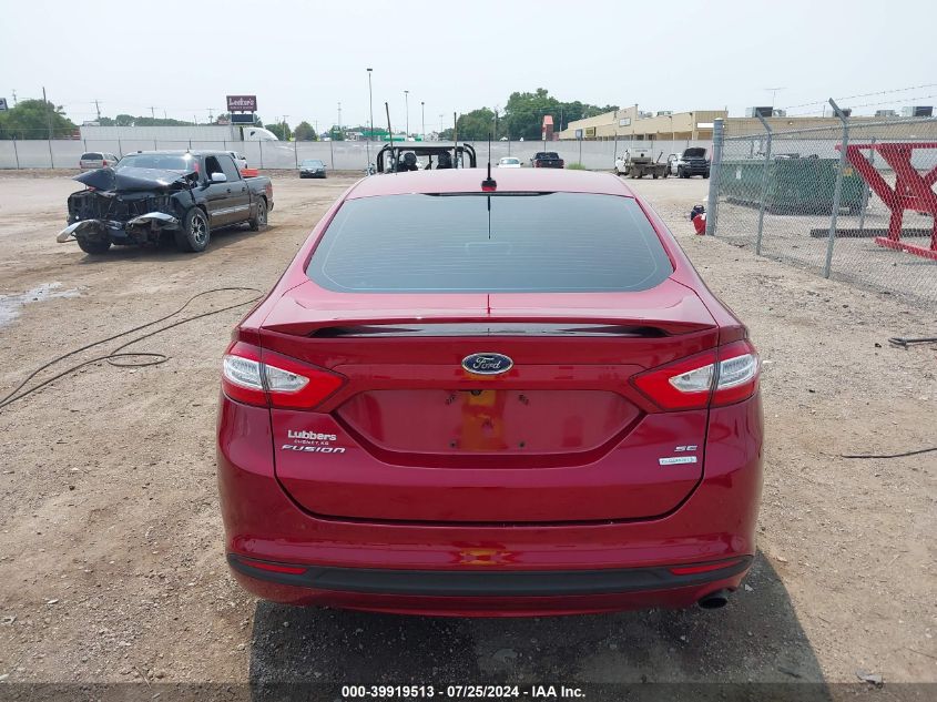 2016 Ford Fusion Se VIN: 3FA6P0HD1GR232586 Lot: 39919513