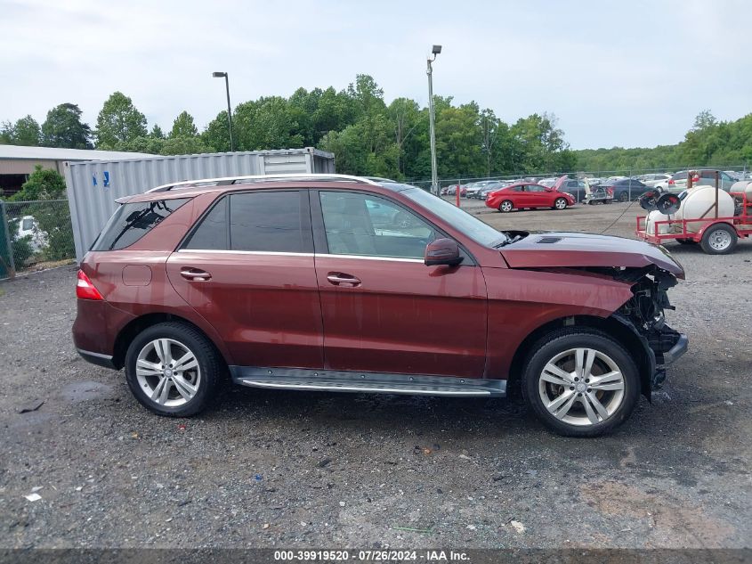 2015 Mercedes-Benz Ml 350 4Matic VIN: 4JGDA5HB0FA501678 Lot: 39919520