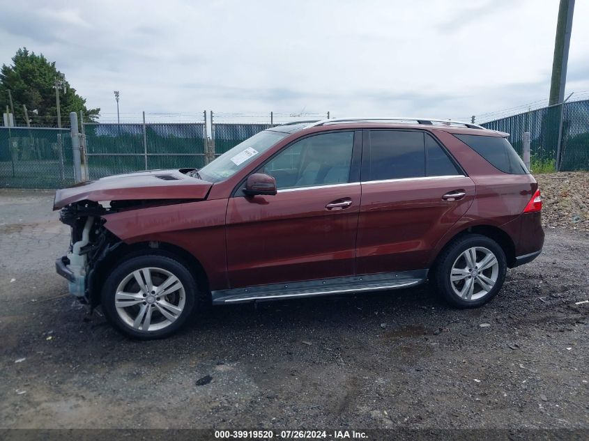 2015 Mercedes-Benz Ml 350 4Matic VIN: 4JGDA5HB0FA501678 Lot: 39919520