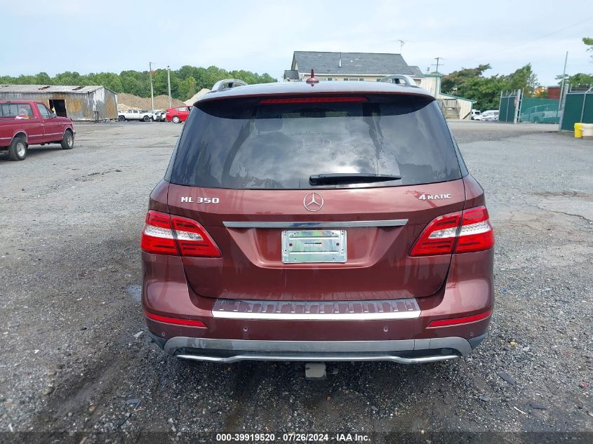 2015 Mercedes-Benz Ml 350 4Matic VIN: 4JGDA5HB0FA501678 Lot: 39919520