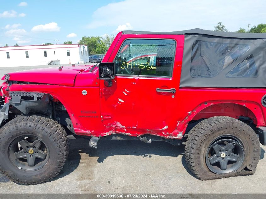 2016 Jeep Wrangler Sport VIN: 1C4AJWAG1GL200460 Lot: 39919536