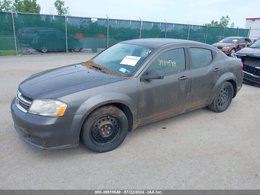 2014 DODGE AVENGER SE - 1C3CDZAB9EN215820