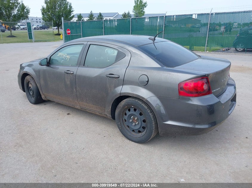 2014 DODGE AVENGER SE - 1C3CDZAB9EN215820