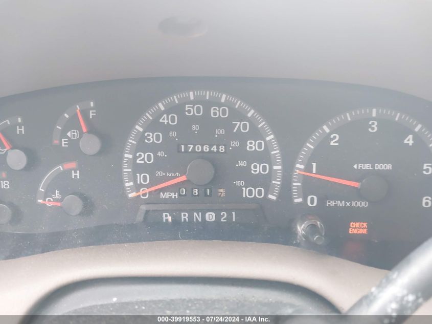 1997 Ford F-150 Lariat/Xl/Xlt VIN: 1FTEX17L0VNC70329 Lot: 39919553