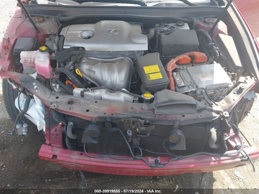 2014 Lexus Es 300H VIN: JTHBW1GG6E2060312 Lot: 39919555