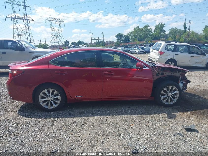 2014 Lexus Es 300H VIN: JTHBW1GG6E2060312 Lot: 39919555