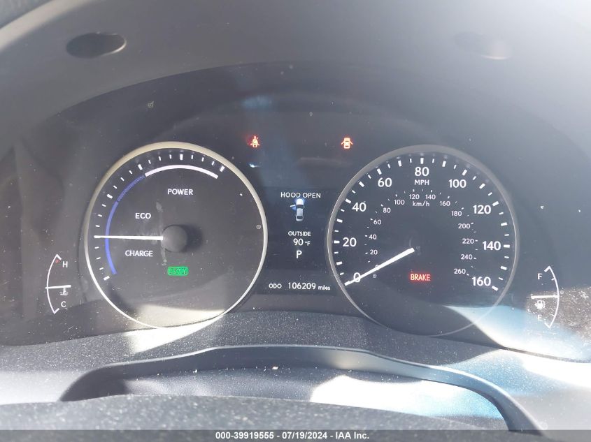 2014 Lexus Es 300H VIN: JTHBW1GG6E2060312 Lot: 39919555