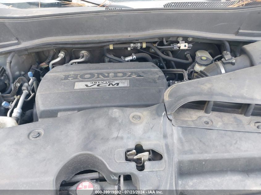 2010 Honda Pilot Ex-L VIN: 5FNYF3H66AB016685 Lot: 39919592