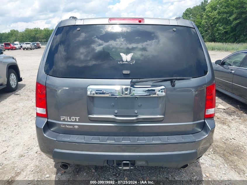 2010 Honda Pilot Ex-L VIN: 5FNYF3H66AB016685 Lot: 39919592