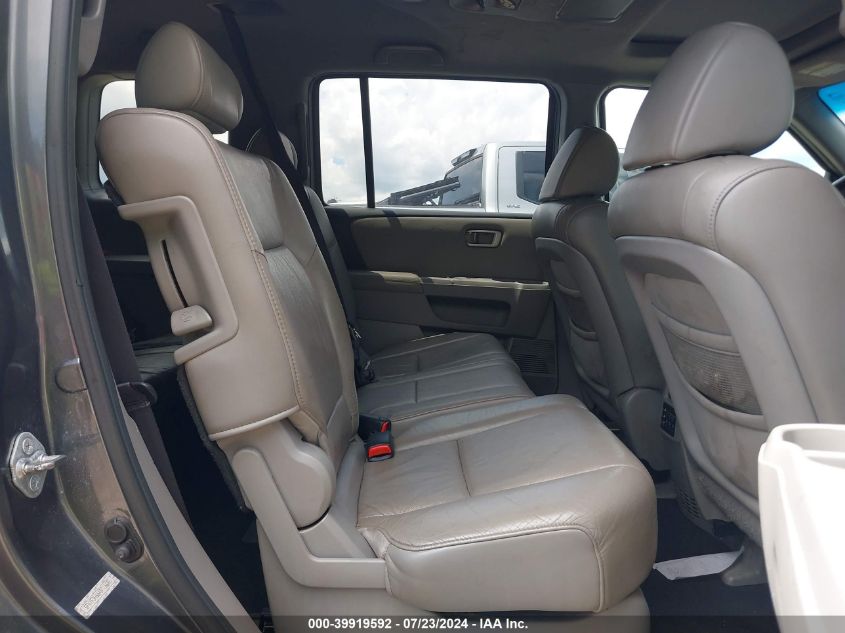 2010 Honda Pilot Ex-L VIN: 5FNYF3H66AB016685 Lot: 39919592