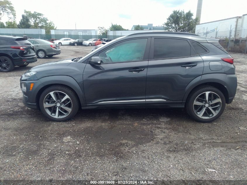 2020 Hyundai Kona Limited VIN: KM8K3CA54LU489863 Lot: 39919609