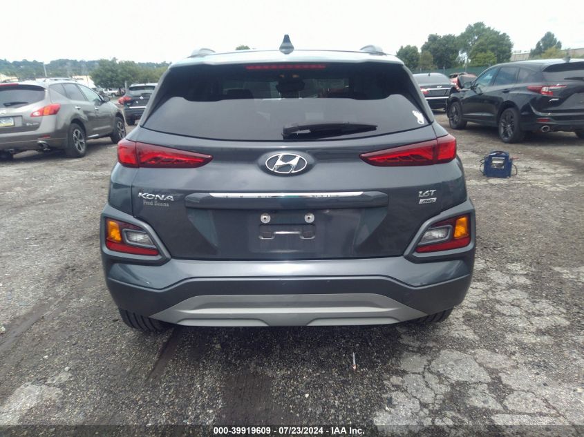 2020 Hyundai Kona Limited VIN: KM8K3CA54LU489863 Lot: 39919609