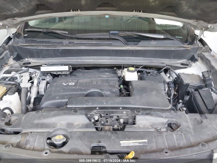 2017 Nissan Pathfinder Sv VIN: 5N1DR2MNXHC686434 Lot: 39919612