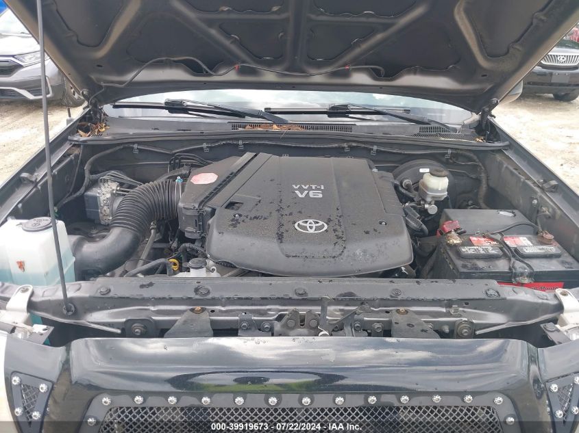 2010 Toyota Tacoma Prerunner V6 VIN: 5TEJU4GN5AZ726018 Lot: 39919673