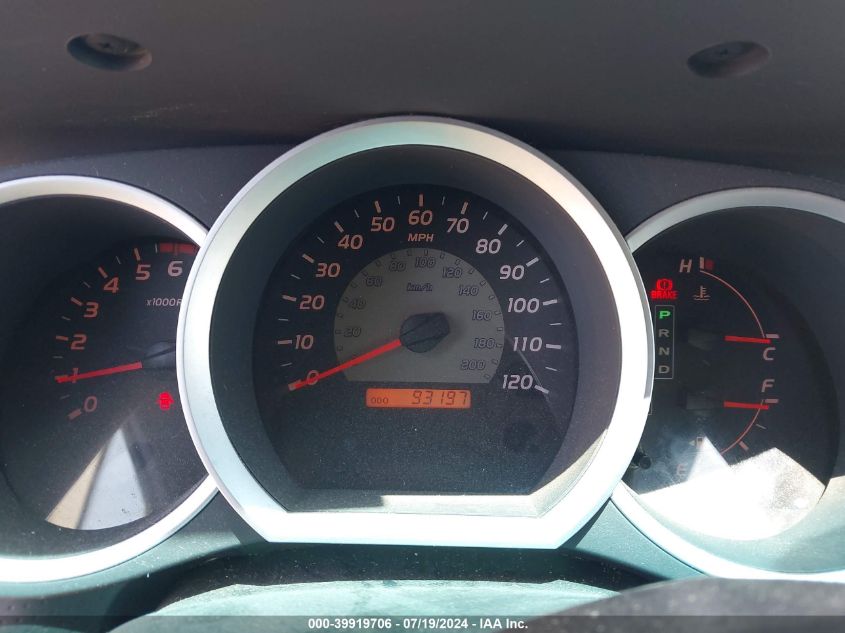 2005 Toyota Tacoma VIN: 5TETX22N35Z142721 Lot: 39919706