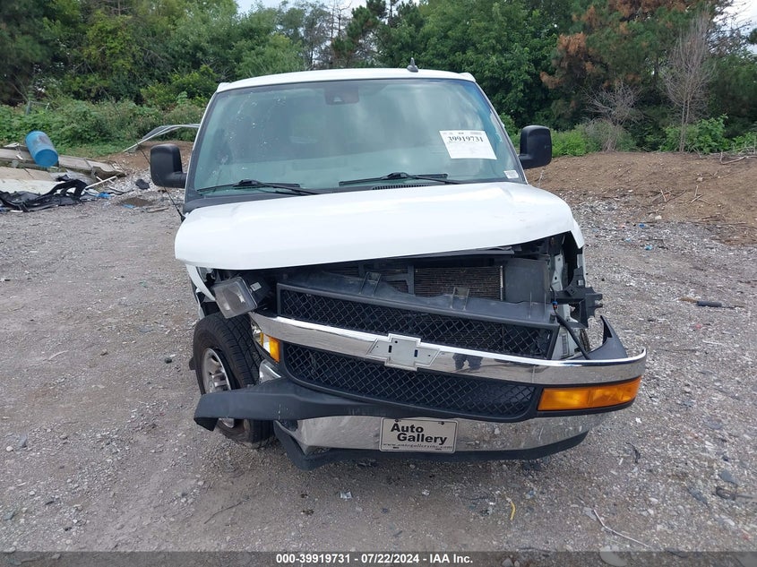 2020 CHEVROLET EXPRESS PASSENGER RWD 3500 EXTENDED WHEELBASE LT 1GAZGPFG0L1170592