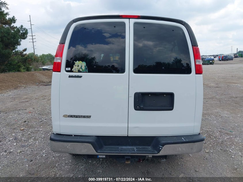 2020 CHEVROLET EXPRESS PASSENGER RWD 3500 EXTENDED WHEELBASE LT 1GAZGPFG0L1170592