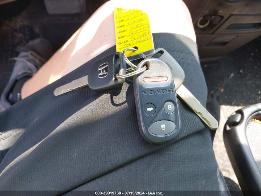 2004 Honda Cr-V Ex VIN: SHSRD78874U249698 Lot: 39919738