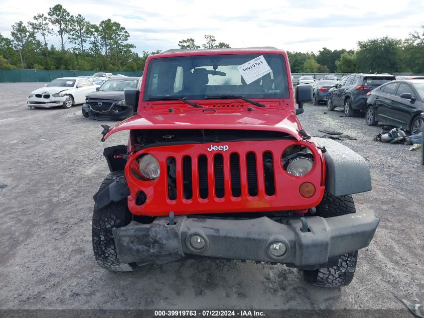 2013 Jeep Wrangler Unlimited Sport VIN: 1C4BJWDG8DL706363 Lot: 39919763