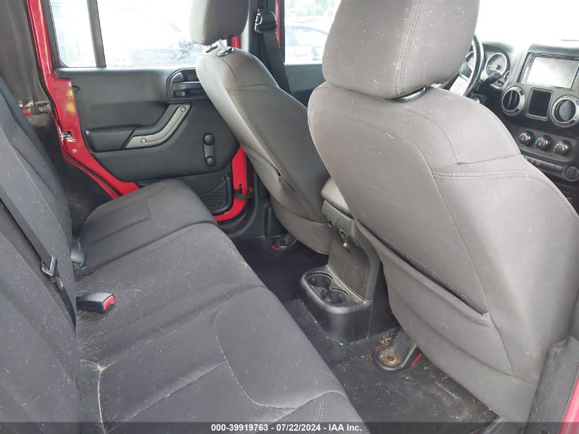 2013 Jeep Wrangler Unlimited Sport VIN: 1C4BJWDG8DL706363 Lot: 39919763