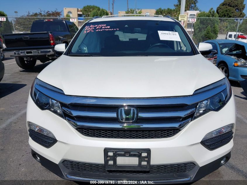 2017 Honda Pilot Touring VIN: 5FNYF6H98HB055168 Lot: 39919793