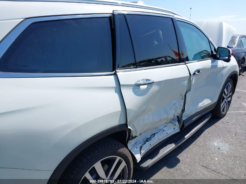 2017 Honda Pilot Touring VIN: 5FNYF6H98HB055168 Lot: 39919793