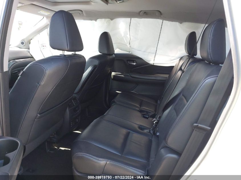 2017 Honda Pilot Touring VIN: 5FNYF6H98HB055168 Lot: 39919793