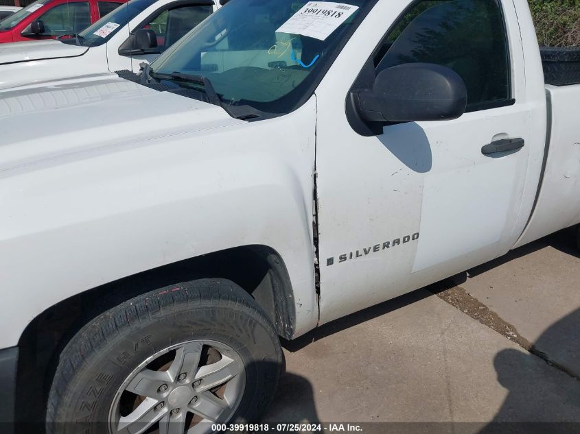 2009 Chevrolet Silverado 1500 Work Truck VIN: 1GCEC14C79Z104999 Lot: 39919818